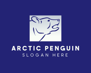 Polar Bear Face logo design