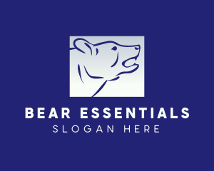 Polar Bear Face logo design