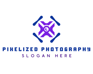 Camera Drone Technology logo design