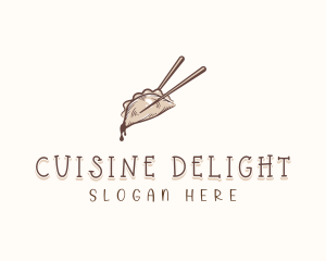 Gourmet Dumpling Cuisine logo design