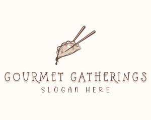 Gourmet Dumpling Cuisine logo design