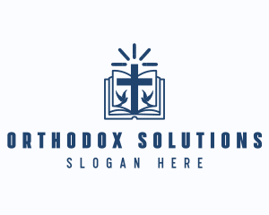 Spiritual Bible Book logo design