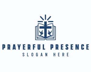 Spiritual Bible Book logo design