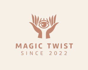 Mystical Eye Hands logo design