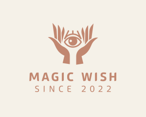 Mystical Eye Hands logo design