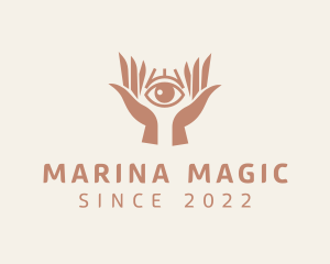 Mystical Eye Hands logo design