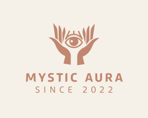 Mystical Eye Hands logo design