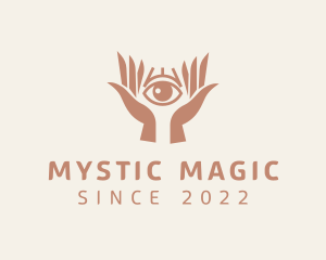 Mystical Eye Hands logo design