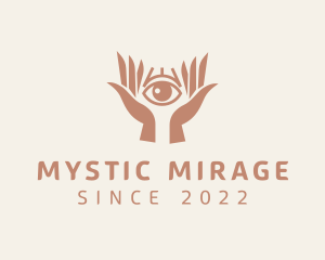 Mystical Eye Hands logo design