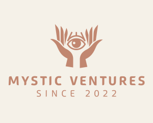 Mystical Eye Hands logo design