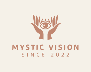 Mystical Eye Hands logo design