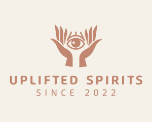 Mystical Eye Hands logo design