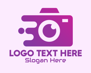 Service - Purple Camera Service logo design