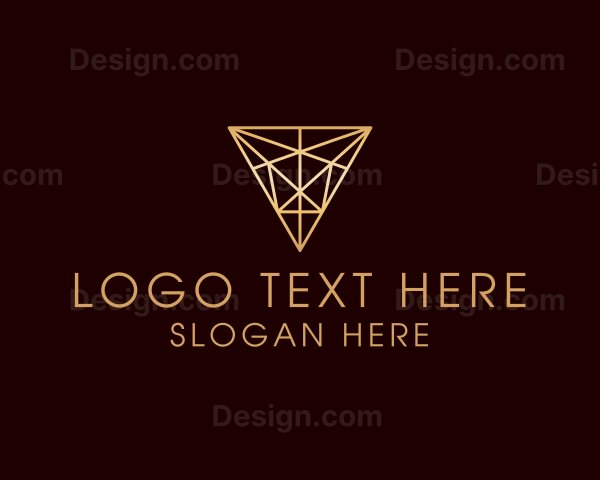 Modern Geometric Triangle Logo