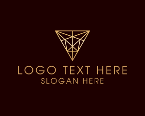 Modern Geometric Triangle logo