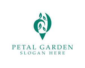 Organic Leaf Plant  logo design