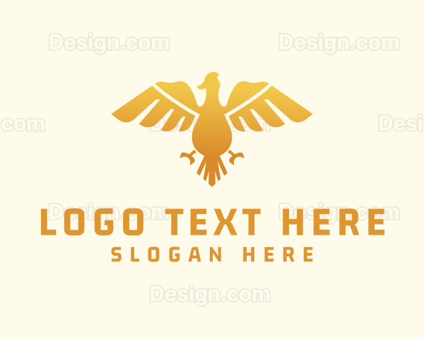 Golden Bird Sigil Logo