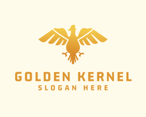 Golden Bird Sigil logo design