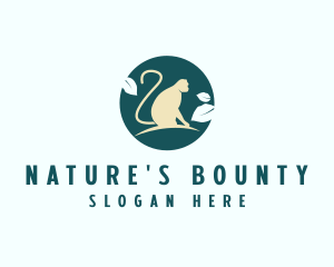 Nature Monkey Animal logo design