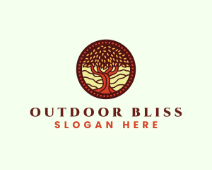 Wood Tree Nature  logo design