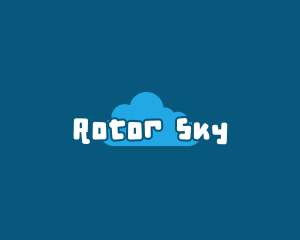 Playful Sky Cloud logo design