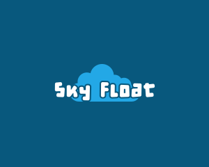 Playful Sky Cloud logo design