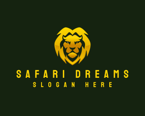 Safari Wild Lion logo design