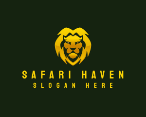 Safari Wild Lion logo design