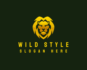 Safari Wild Lion logo design