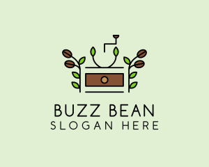 Organic Coffee Grinder  logo design