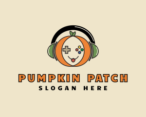 Headphones Pumpkin Gamer logo
