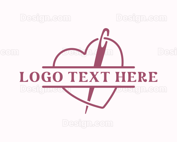 Needle Thread Sewing Logo