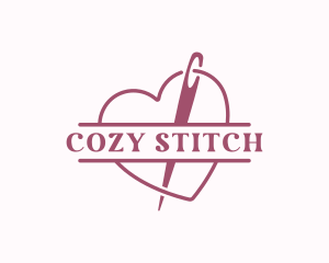 Needle Thread Sewing logo design