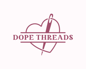 Needle Thread Sewing logo design