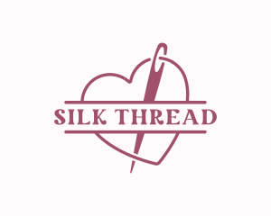 Needle Thread Sewing logo design