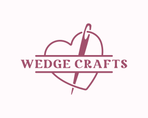 Needle Thread Sewing logo design