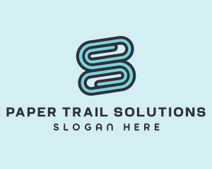 Paper Clip Supplies logo design