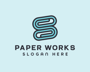 Paper Clip Supplies logo design