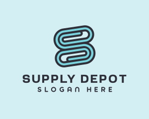 Paper Clip Supplies logo design