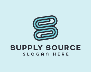 Paper Clip Supplies logo design