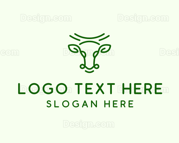 Animal Livestock Cow Logo