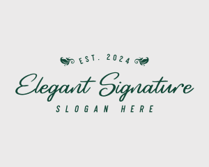 Elegant Foliage Garden logo design