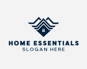 Home Window Roofing logo design