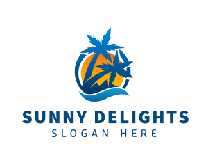 Summer Palm Tree Beach Resort logo