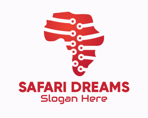 Digital African Map logo