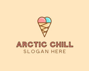 Sweet Ice Cream Cone  logo design