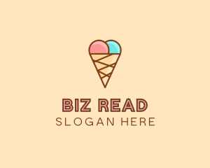 Sweet Ice Cream Cone  logo design