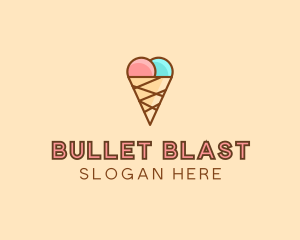 Sweet Ice Cream Cone  logo design