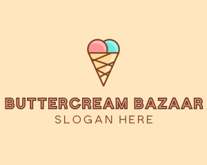 Sweet Ice Cream Cone  logo