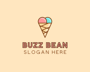 Sweet Ice Cream Cone  logo design